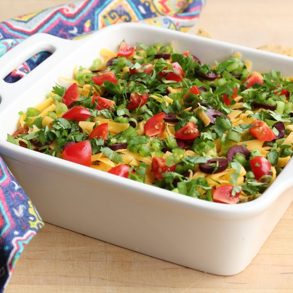 Layered Black Bean Chili Dip